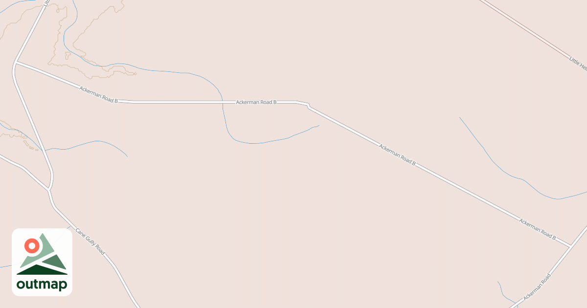 Map of ACKERMAN B