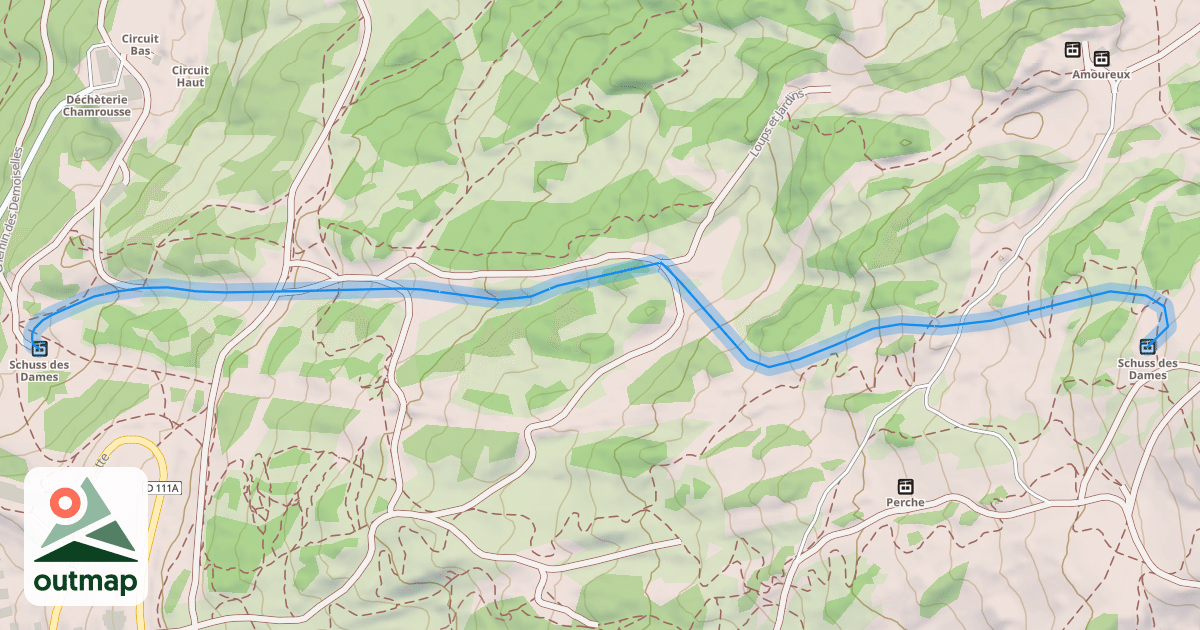 Map of Schuss des Dames