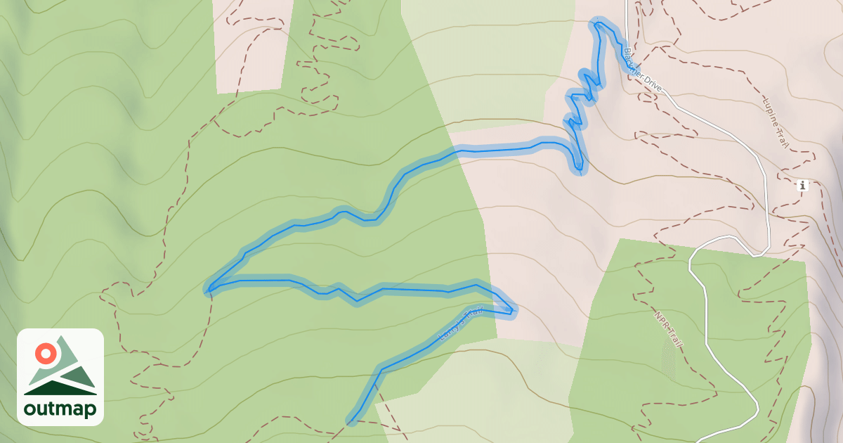 Map of Larry's Trail