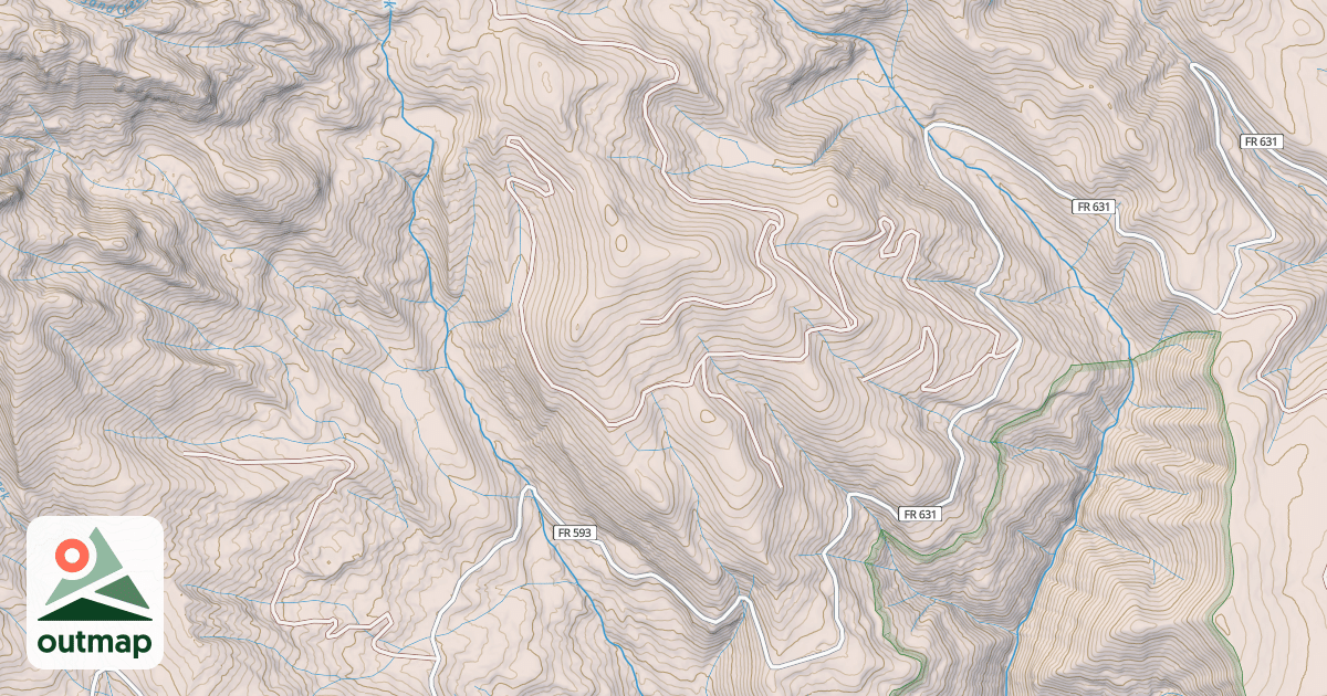 Map of Sand Creek