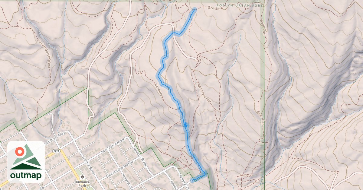 Map of Slickrock