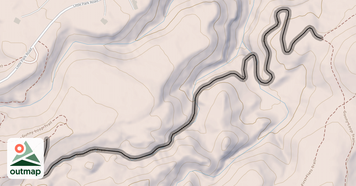 Map of Gunnector Trail