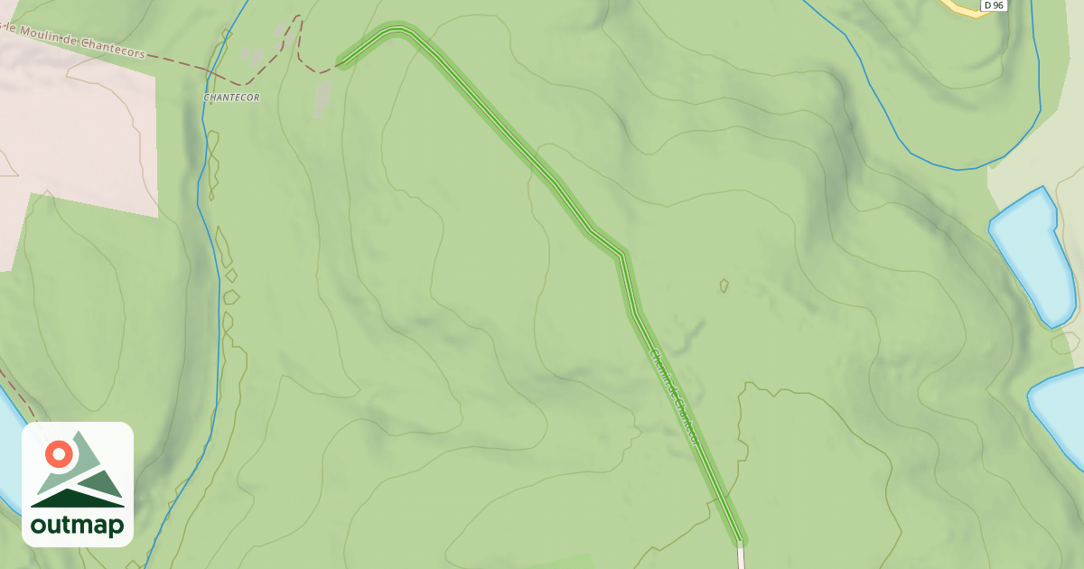 Map of Chemin de Chantecor