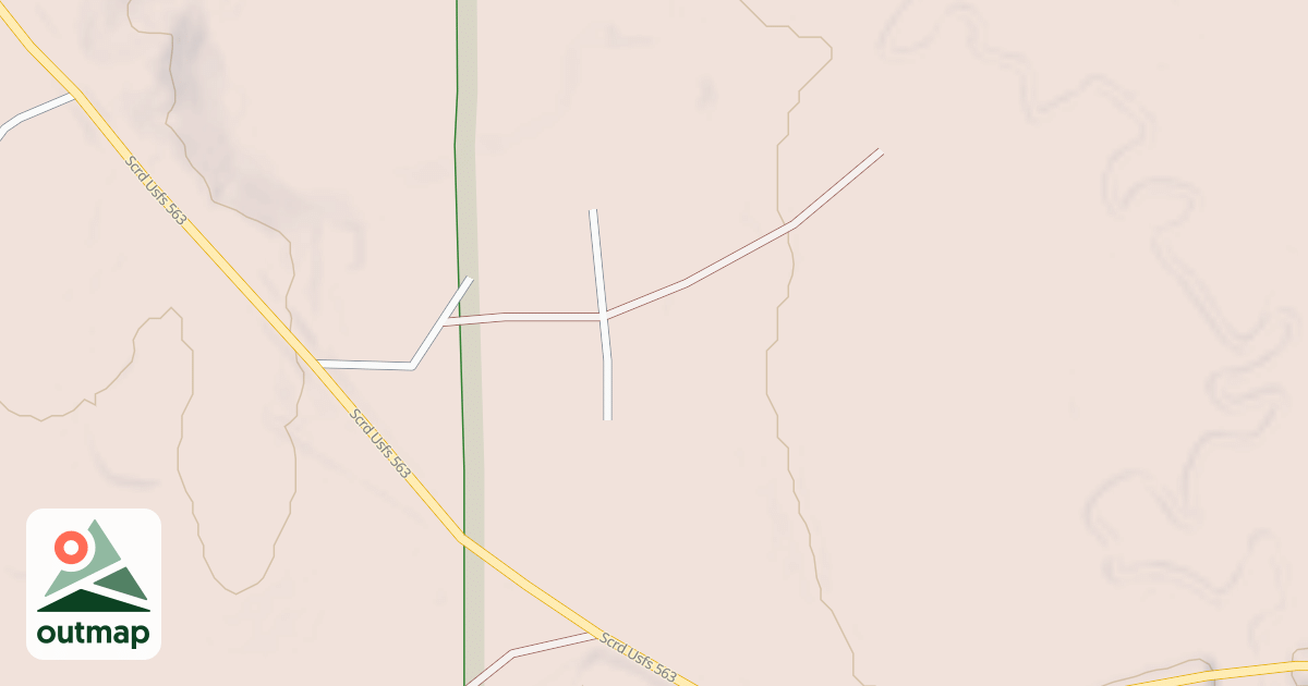 Map of USFS Motor Vehicle Use Map Roads {D32D3BEF-0C0C-4C1D-8A3B-ECD7A8ED43C0}