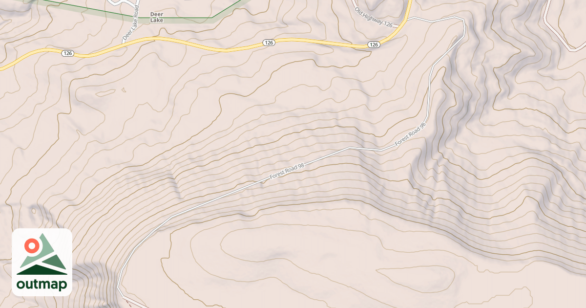 Map of BLUE BIRD MESA