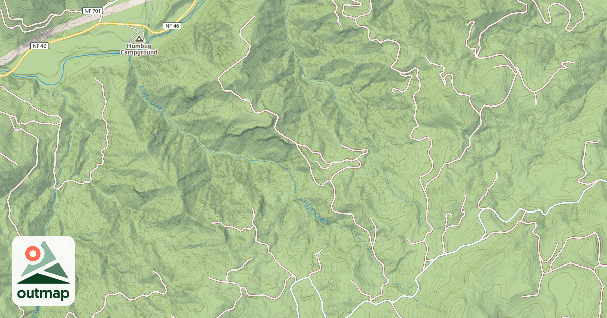 Map of USFS Motor Vehicle Use Map Roads {9AEF5469-E6F1-468F-94FB-A6B23C9E72A6}