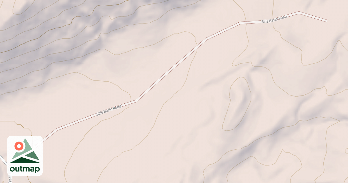Map of BILLS BASIN