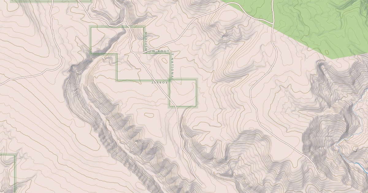 Map preview of Cotton Wood Rim Atv