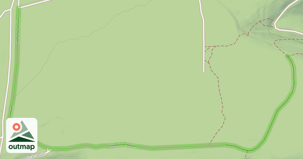 Map of Chemin du Moulin