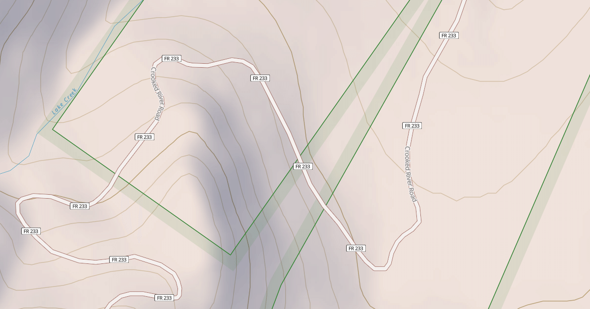 Map preview of CROOKED RIVER