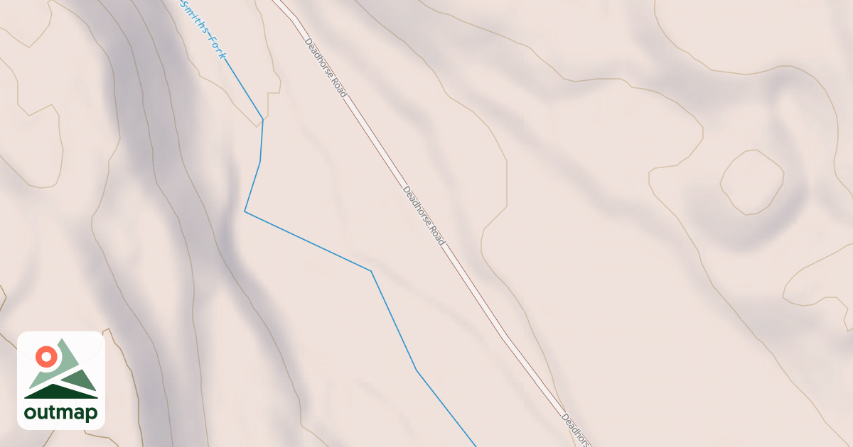 Map of EAST FORK CAMP 2