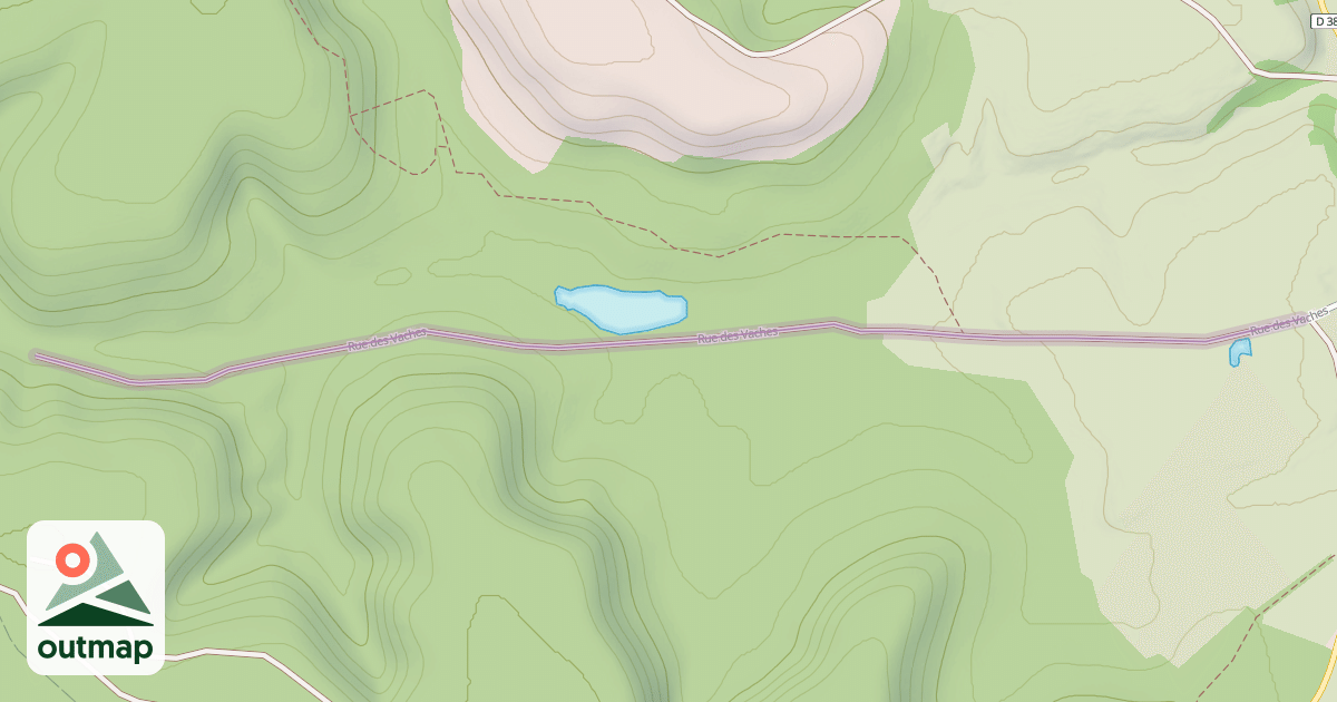 Map of Rue des Vaches