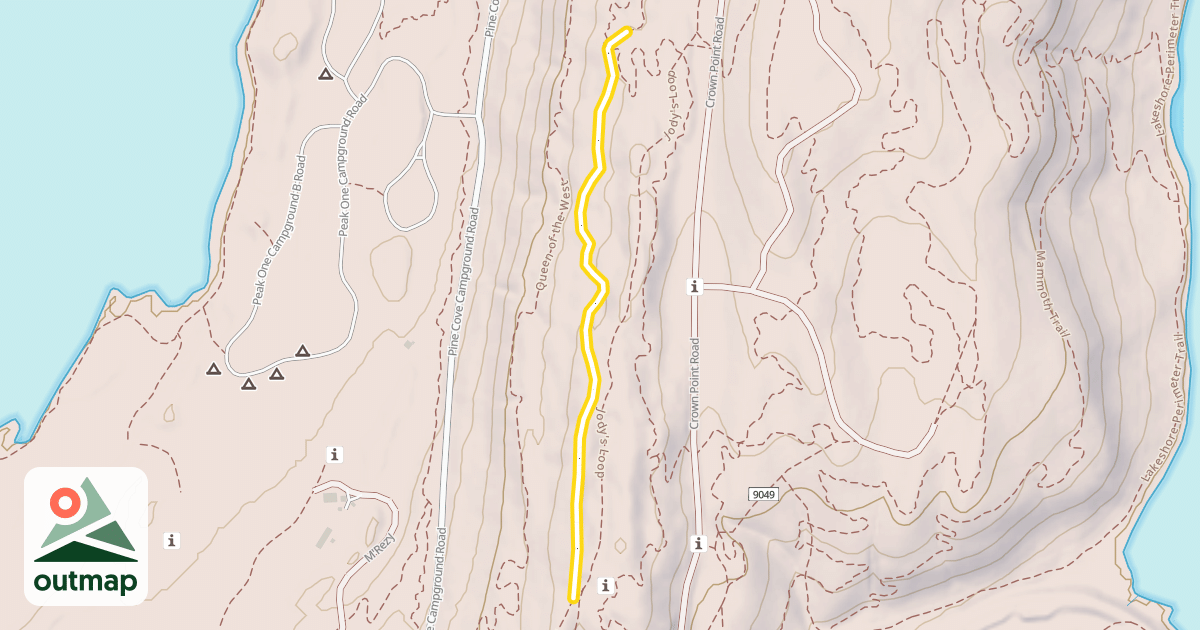 Map of Jody's Loop