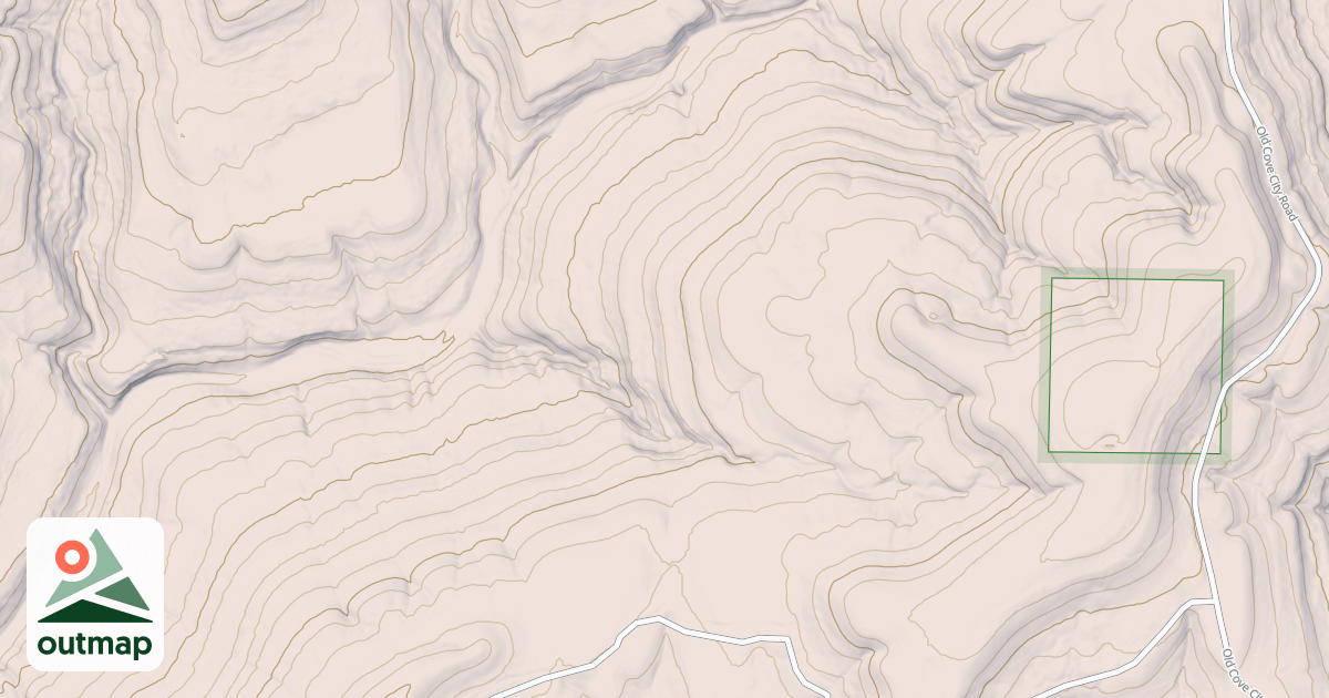Map of WEST OUTER LOOP SHORTCUT K