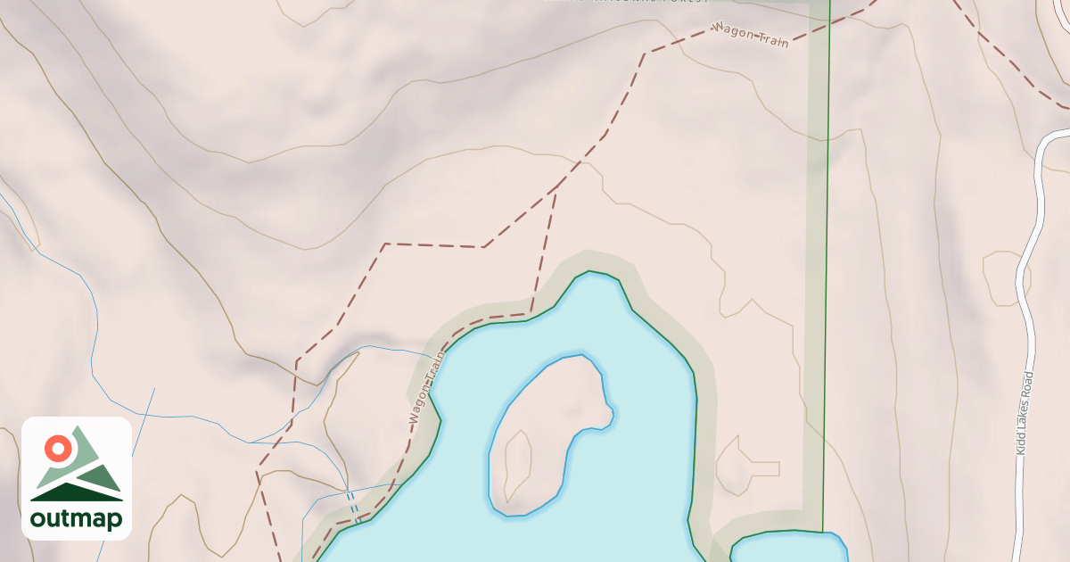 Map of CASCADE LAKE SPUR-02