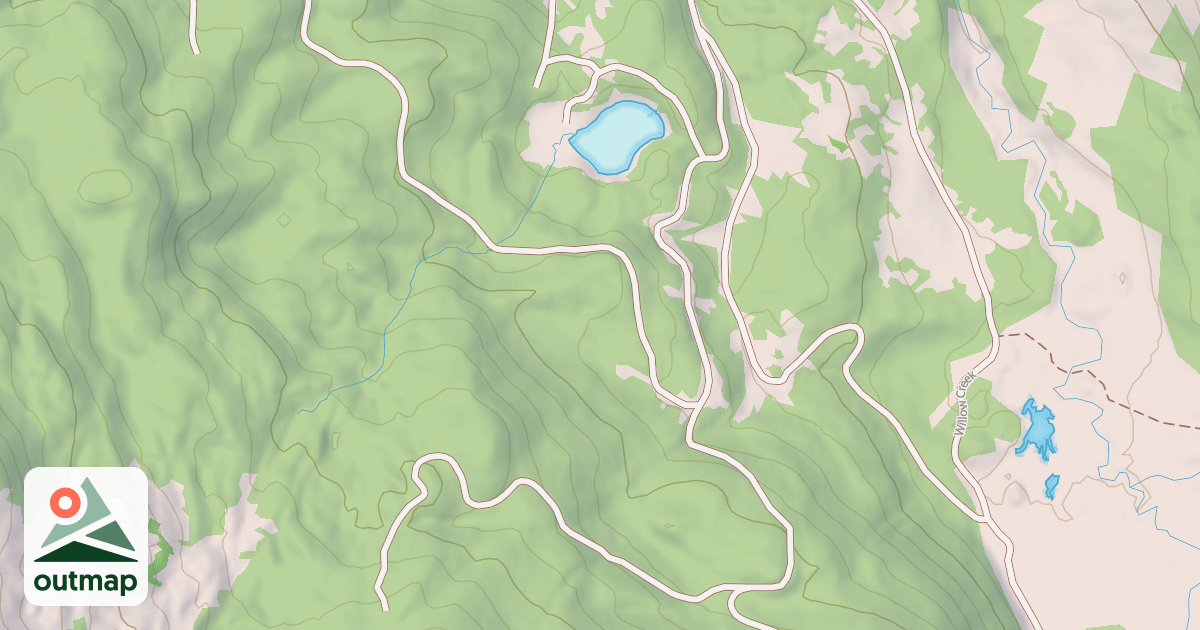 Map of HIDDEN LAKE