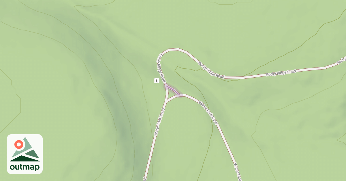 Map of Rocky Ridge Road