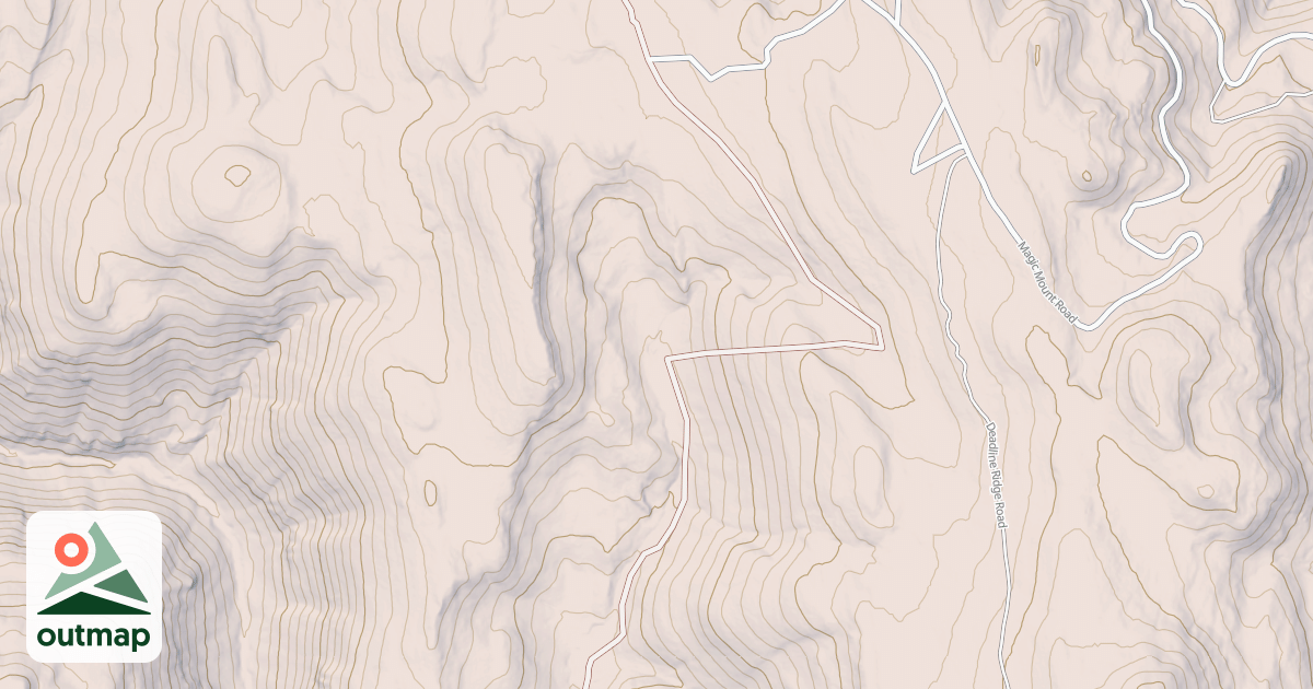 Map of Kirkham-Shoshone Creek