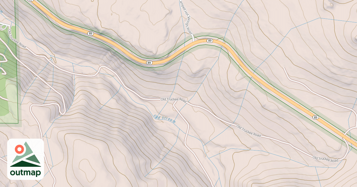Map of COLD CANYON