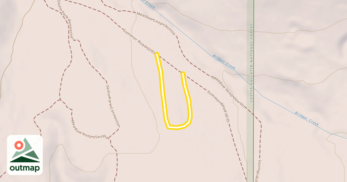 Map of Meadow Loop