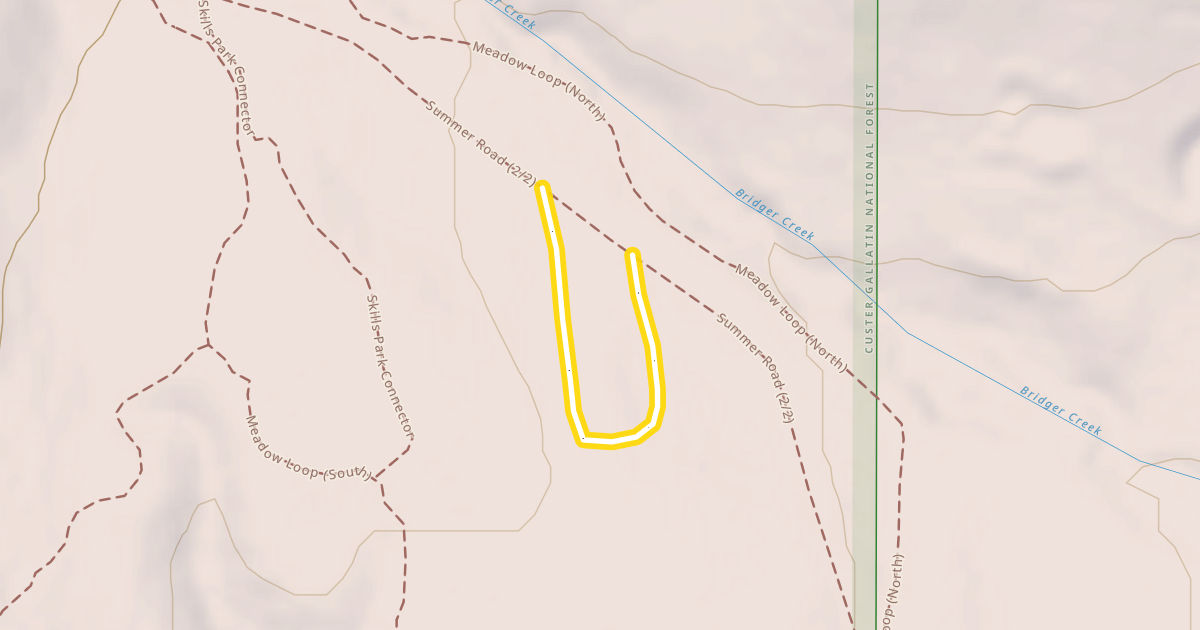 Map preview of Meadow Loop