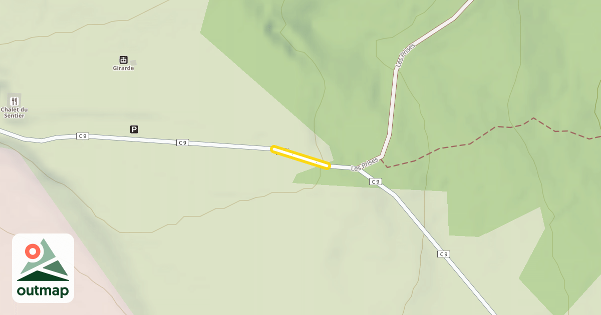Map of Les Prises