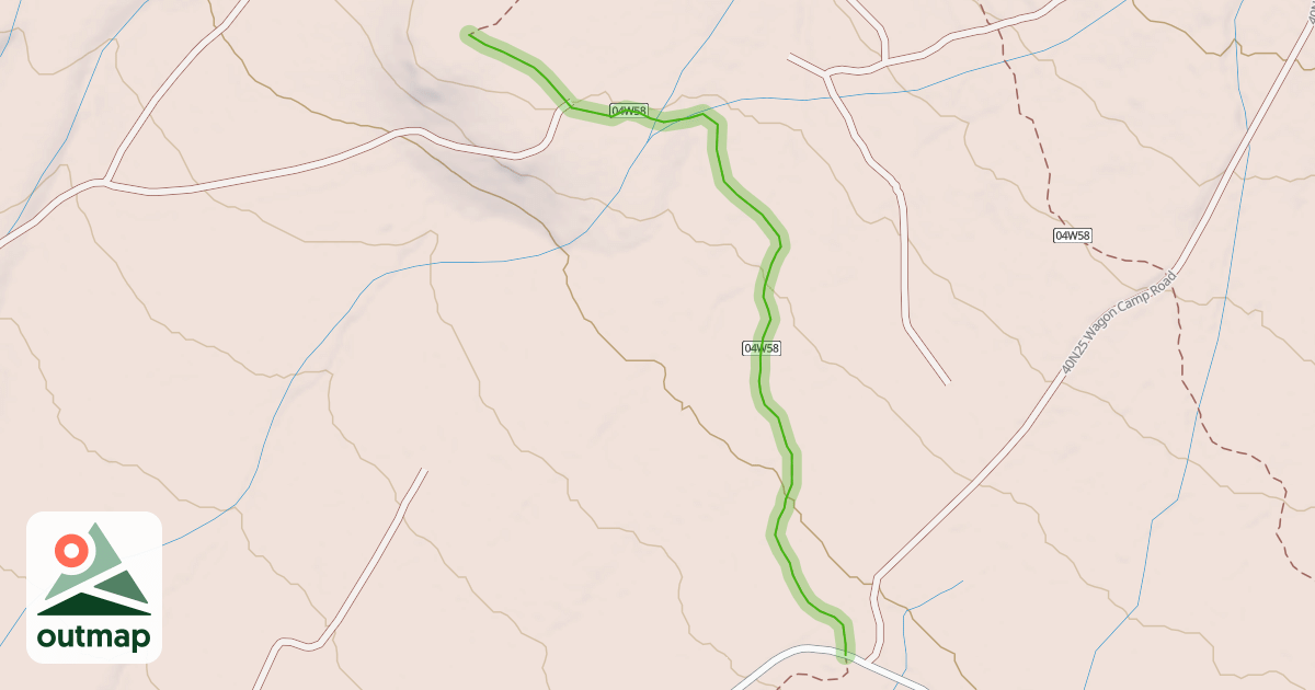 Map of Huckleberry Loop (North)