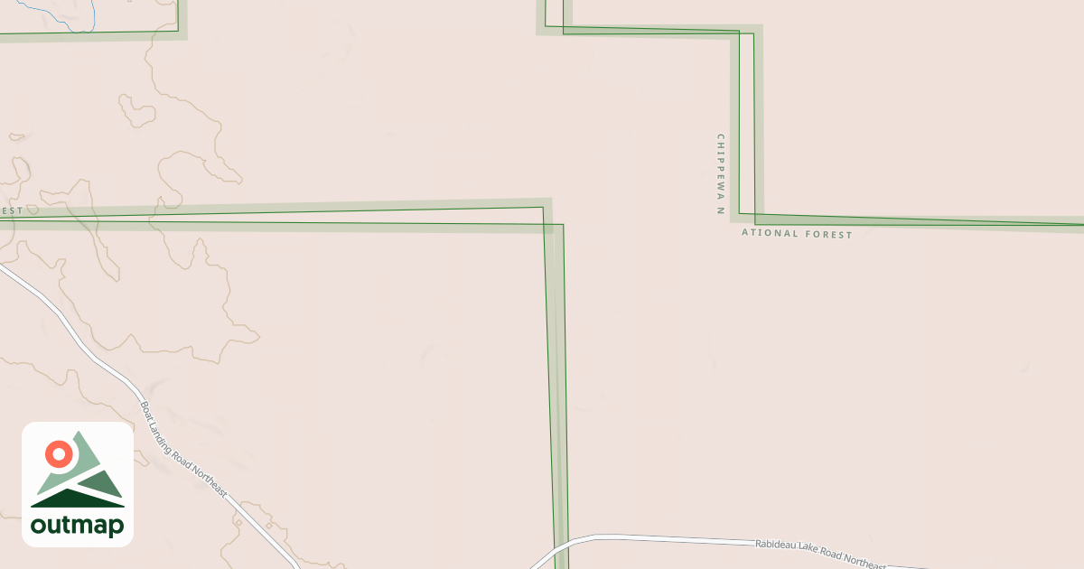 Map of RABIDEAU LAKE SPUR C