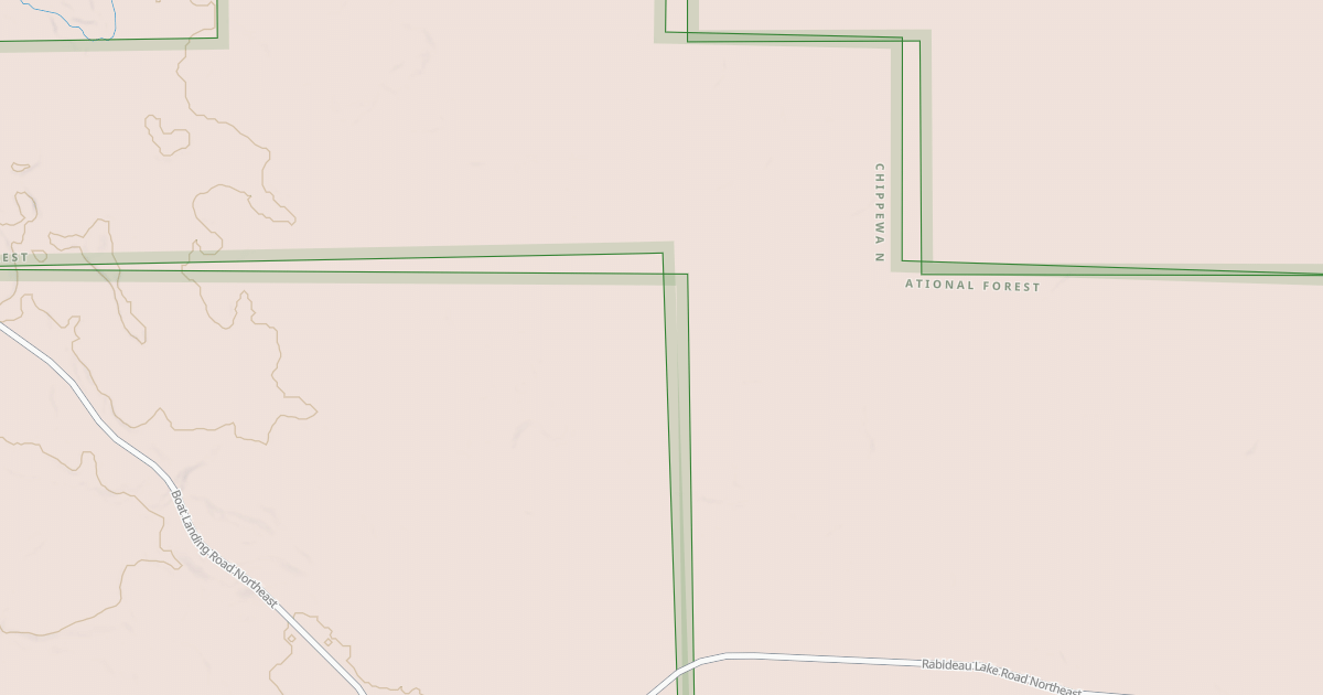 Map preview of RABIDEAU LAKE SPUR C