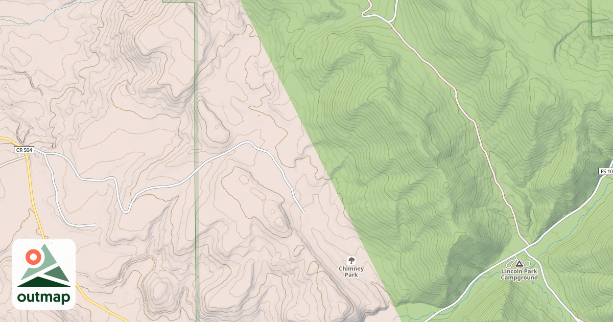 Map of BUFFALO GULCH