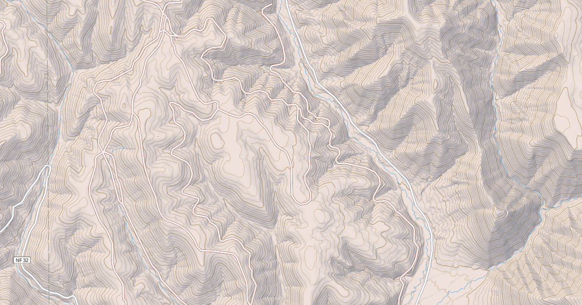 Map preview of USFS Motor Vehicle Use Map Trails 17778