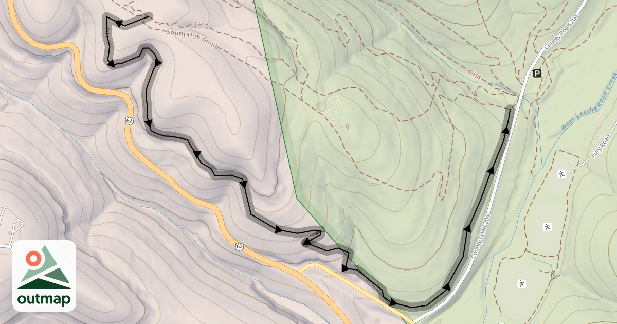Map of DH-1