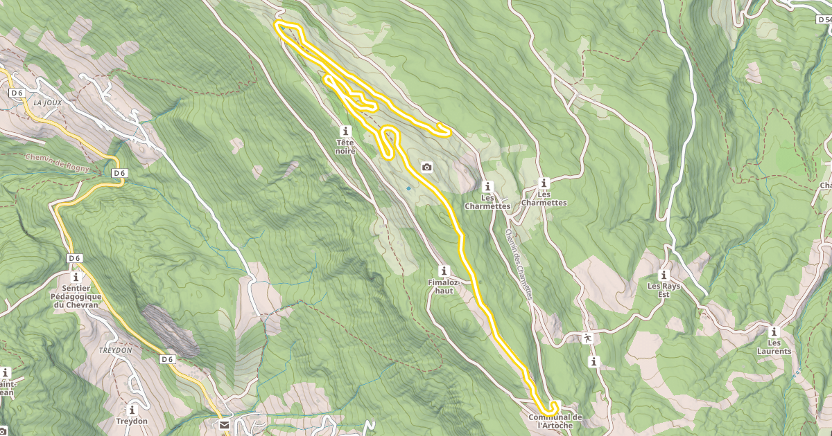 Map preview of L'Artoche