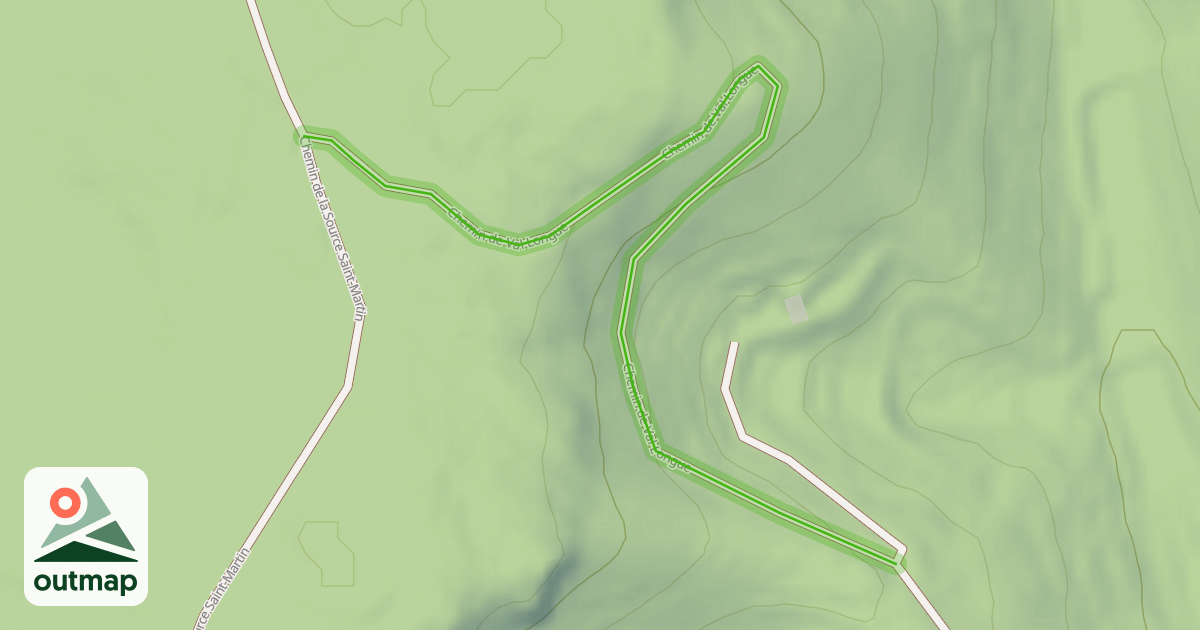 Map of Chemin de Val Longue