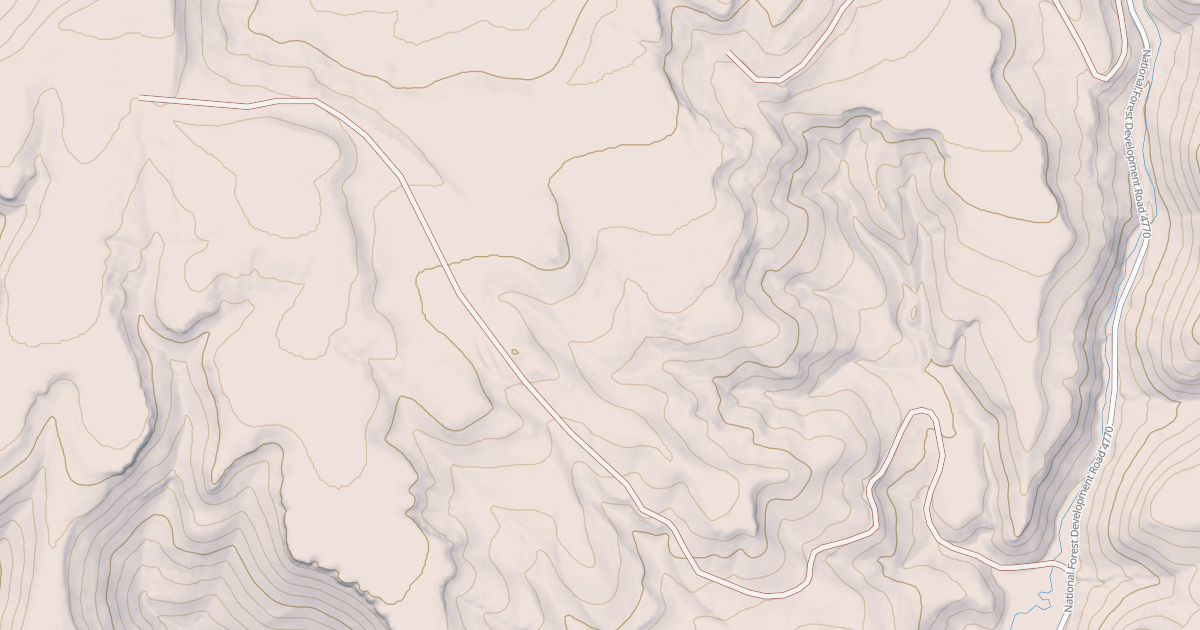 Map preview of USFS National Forest System Roads {131D3E6C-15E2-4067-BE7D-6ED93251A96F}