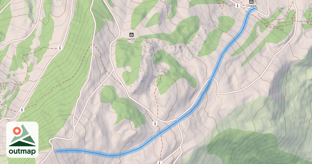 Map of Bretelle