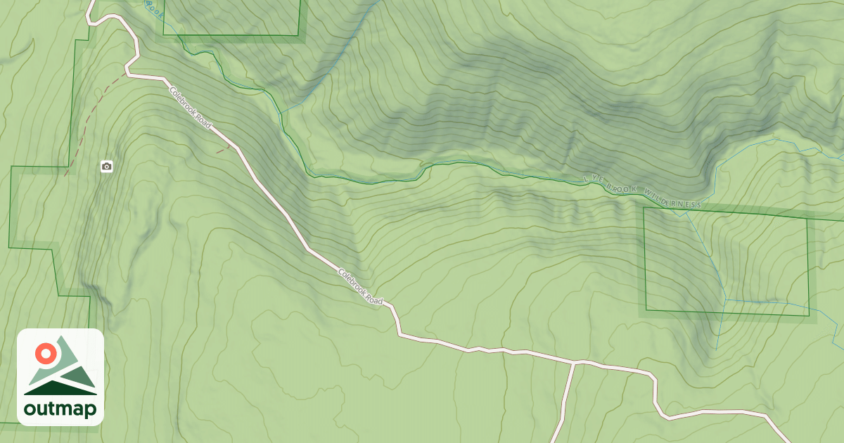 Map of Bacon Hollow Snowmo