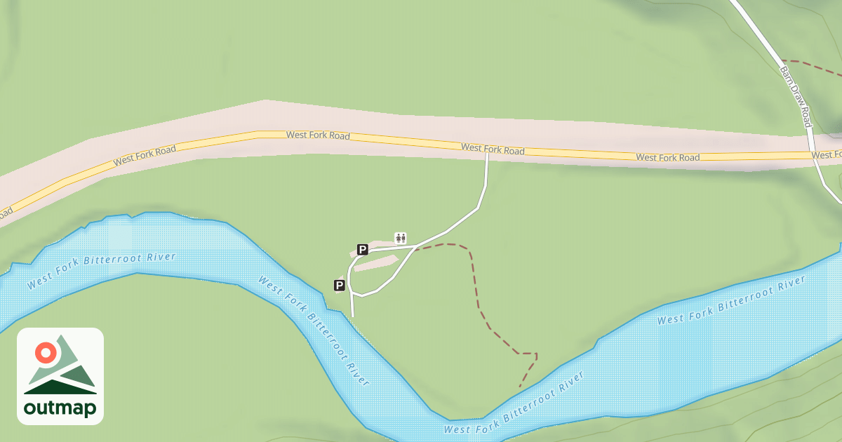 Map of (FDR) WEST FORK BOAT LAUNCH