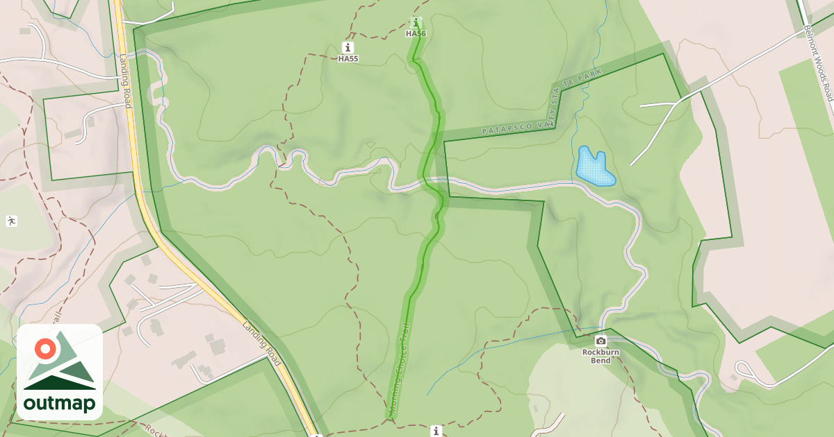 Map of Morning Choice Trail