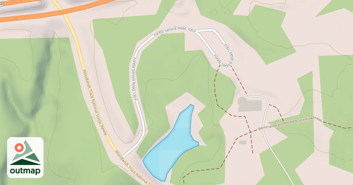 Map of GOLDEN POND VISITOR CENTER