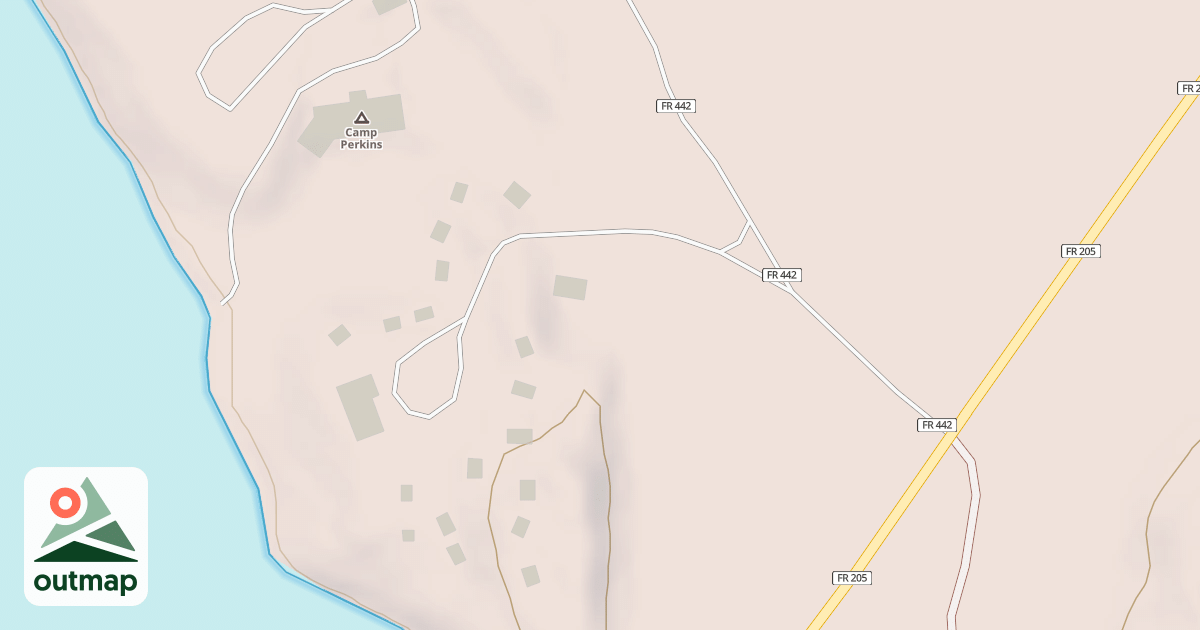Map of CAMP PERKINS O.C. SPUR A