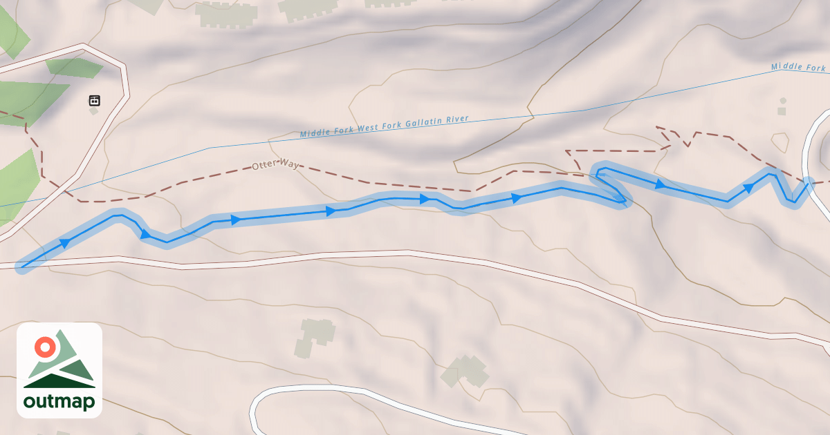 Map of Otter Slide