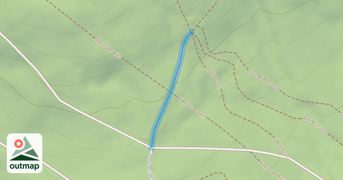 Map of Prend pas l'ditch
