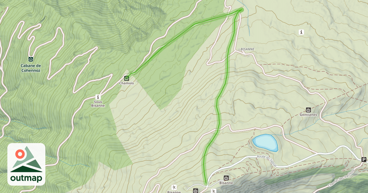 Map of Chevreuils