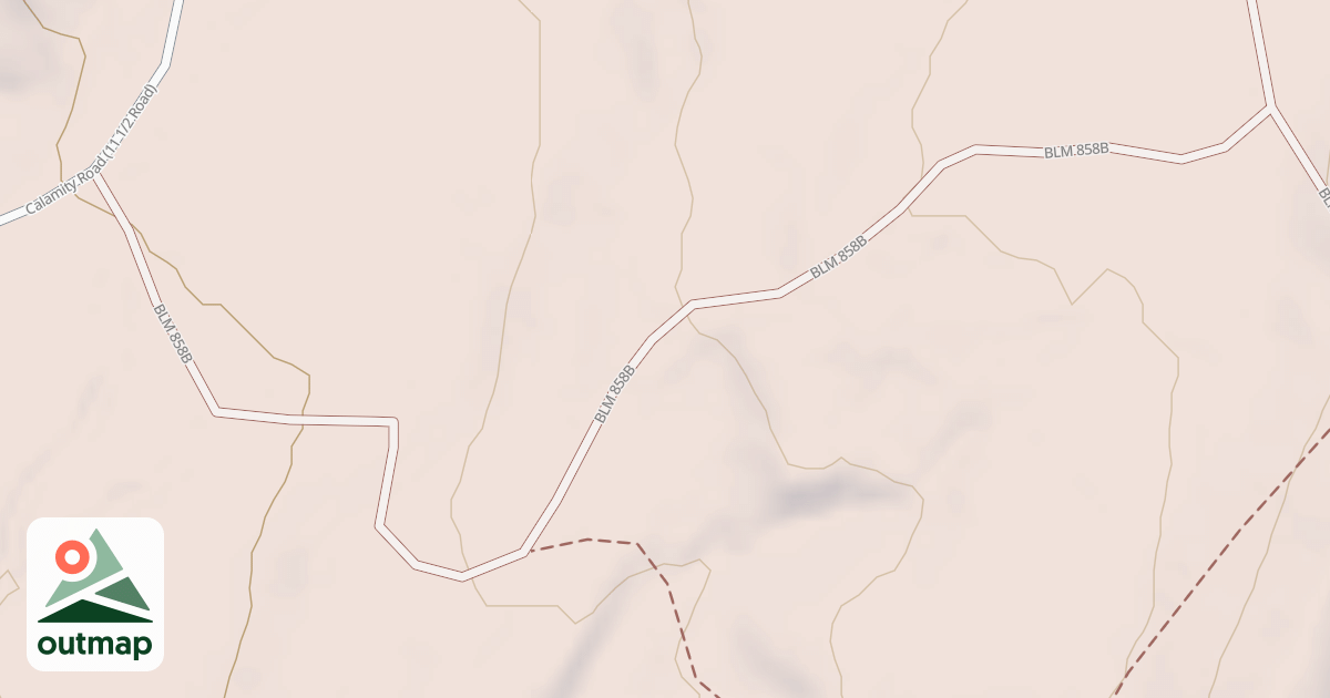 Map of BLM National GTLF Public Motorized Roads b501fe85-e4e4-4287-9021-918eec9d234c