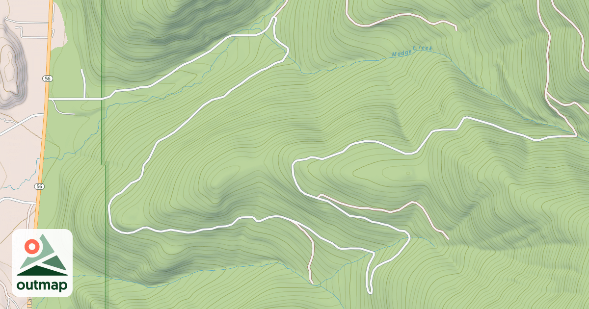 Map of CAMP CREEK