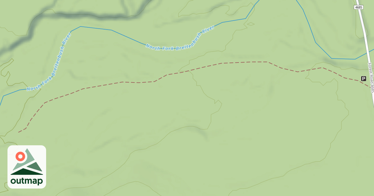 Map of USFS Motor Vehicle Use Map Roads {4866B2F8-2654-47AD-9FCB-14E67FCA44FC}