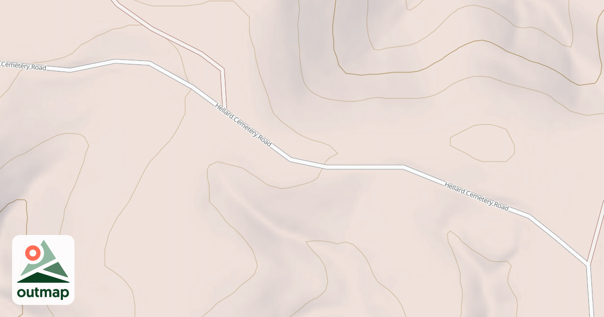 Map of BUZZARD BRANCH