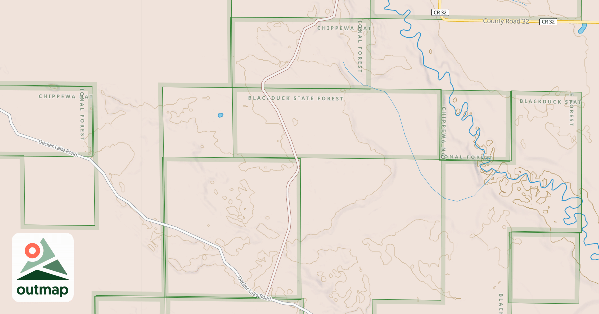 Map of DECKER LAKE SPUR F