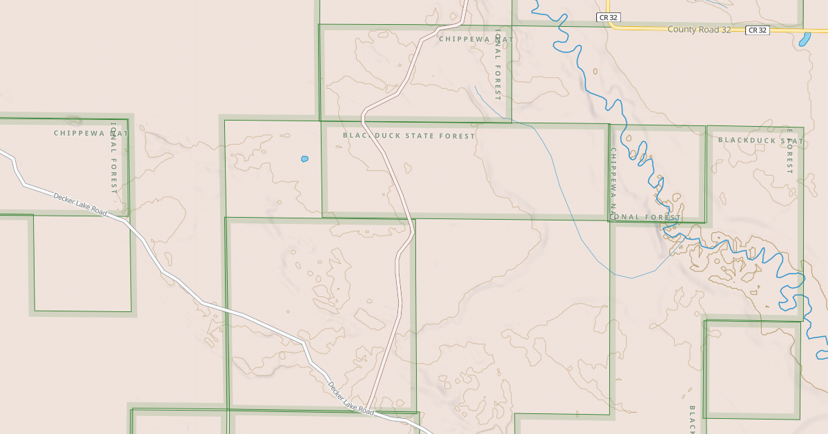 Map preview of DECKER LAKE SPUR F
